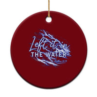 Christian Baptism Ceramic Ornament Left It In The Water Matthew 28 19