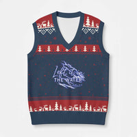 Christian Baptism V-Neck Knit Sweater Vest Left It In The Water Matthew 28 19