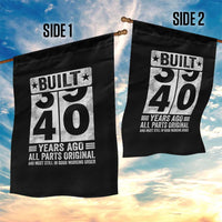 40th Birthday Garden Flag Built 40 Years Ago All Parts Original Gifts
