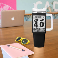 40th Birthday Tumbler With Handle Built 40 Years Ago All Parts Original Gifts