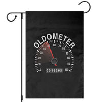 Funny 50th Birthday Garden Flag Oldometer Odometer 50 Year Old Joke