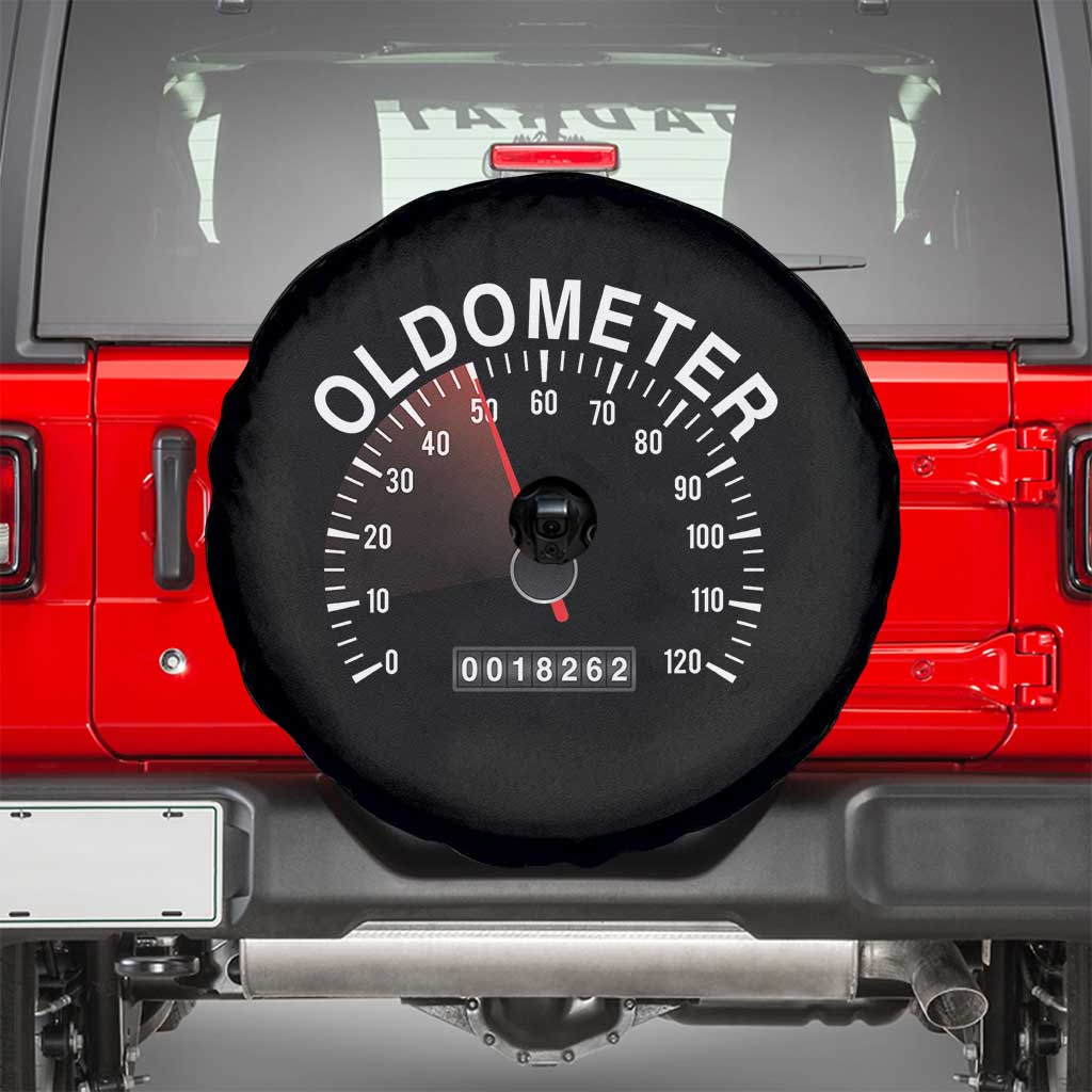 Funny 50th Birthday Spare Tire Cover Oldometer Odometer 50 Year Old Joke