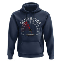 Funny 50th Birthday Hoodie Oldometer Odometer 50 Year Old Joke