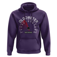 Funny 50th Birthday Hoodie Oldometer Odometer 50 Year Old Joke