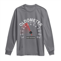 Funny 50th Birthday Long Sleeve Shirt Oldometer Odometer 50 Year Old Joke