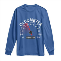 Funny 50th Birthday Long Sleeve Shirt Oldometer Odometer 50 Year Old Joke