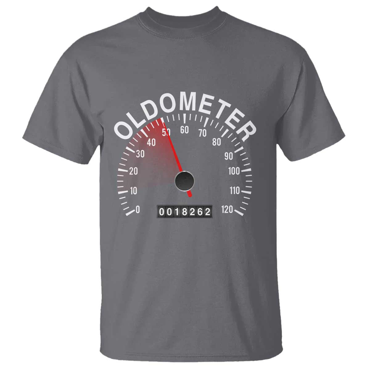 Funny 50th Birthday T Shirt Oldometer Odometer 50 Year Old Joke