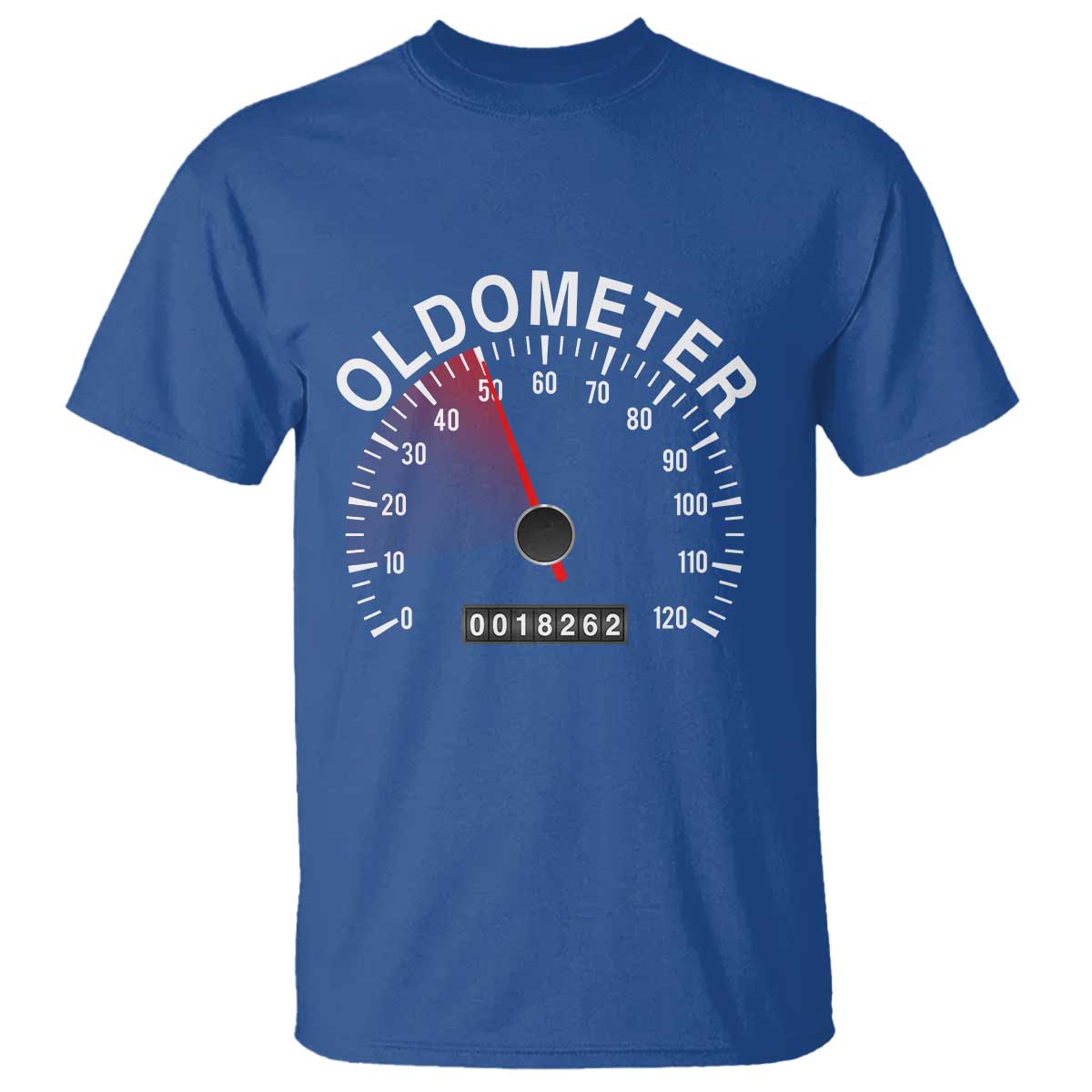 Funny 50th Birthday T Shirt Oldometer Odometer 50 Year Old Joke