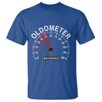 Funny 50th Birthday T Shirt Oldometer Odometer 50 Year Old Joke