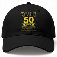 Funny 50th Birthday Baseball Cap Galaxy Built 50 Years Ago Parts Original