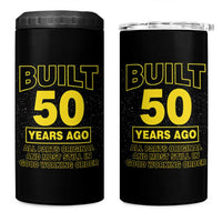 Funny 50th Birthday 4 in 1 Can Cooler Tumbler Galaxy Built 50 Years Ago Parts Original
