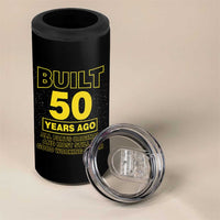 Funny 50th Birthday 4 in 1 Can Cooler Tumbler Galaxy Built 50 Years Ago Parts Original