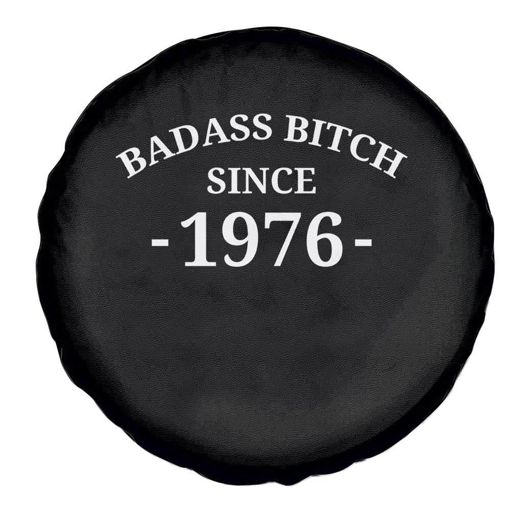 Funny 50th Birthday Spare Tire Cover Badass Bih Since 1976