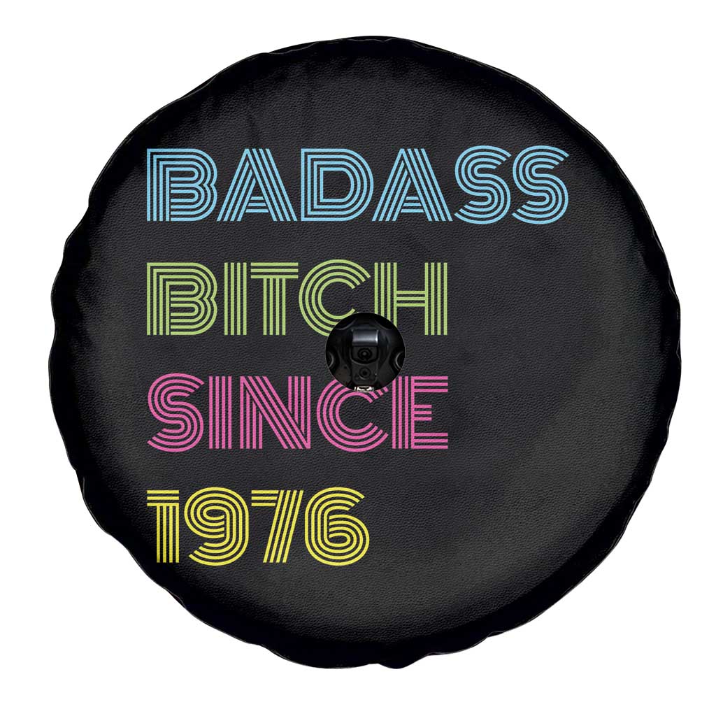 Funny 50th Birthday Spare Tire Cover Retro Vintage Badass Bih Since 1976
