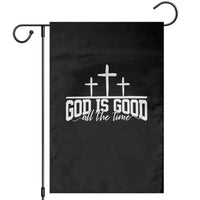 God Is Good Garden Flag Jesus Cross Minimal Religious Faith Bible Verse Inspirational