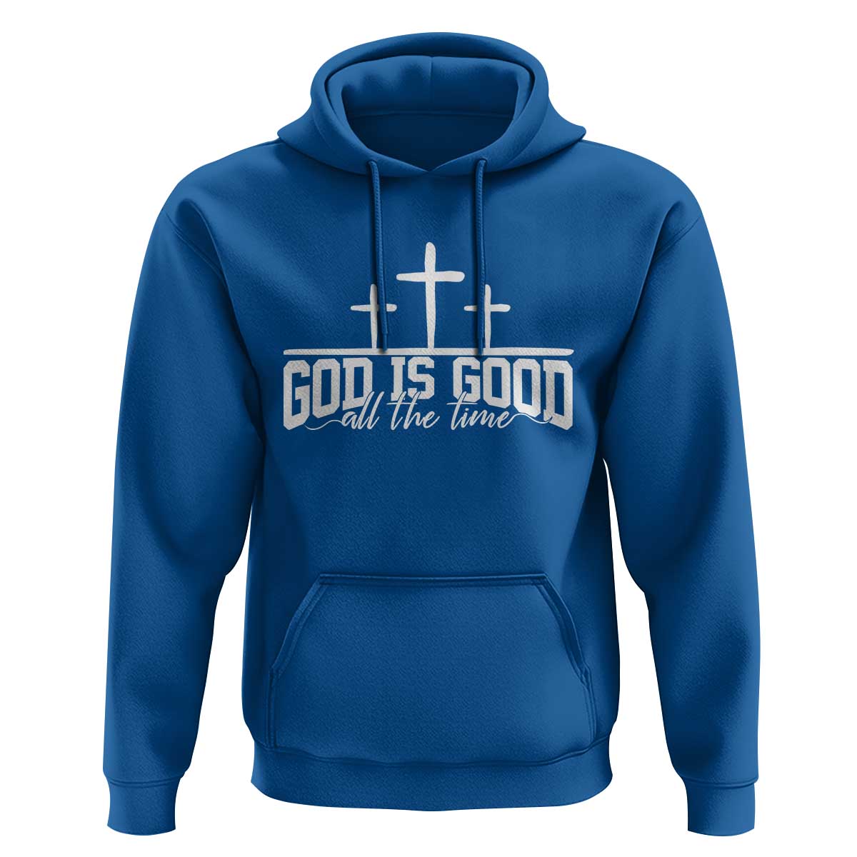 God Is Good Hoodie Jesus Cross Minimal Religious Faith Bible Verse Inspirational