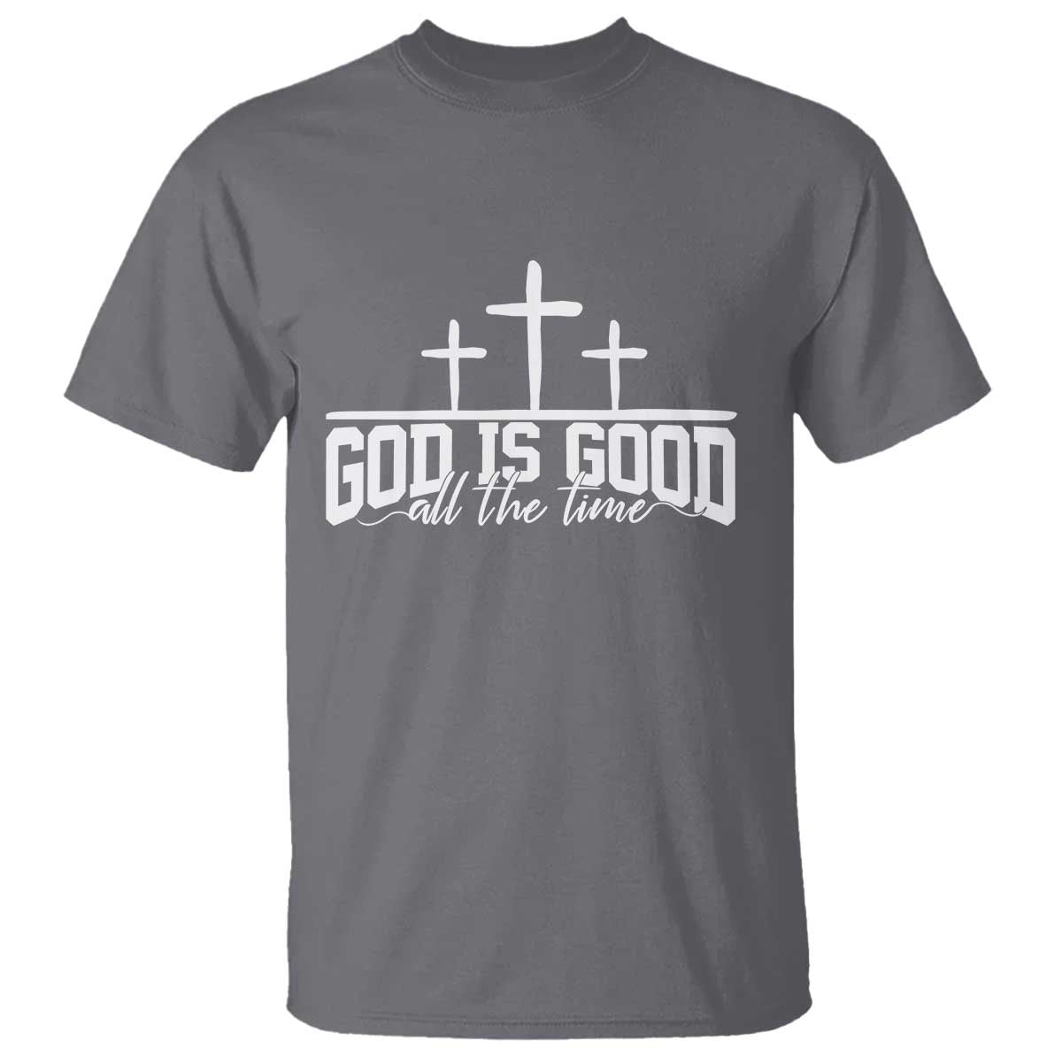 God Is Good T Shirt Jesus Cross Minimal Religious Faith Bible Verse Inspirational