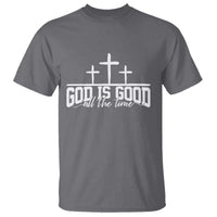God Is Good T Shirt Jesus Cross Minimal Religious Faith Bible Verse Inspirational
