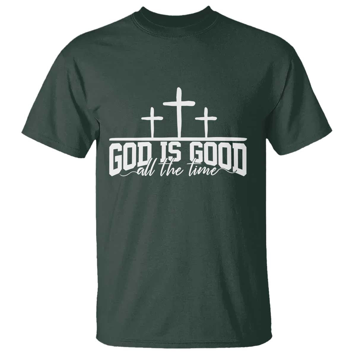God Is Good T Shirt Jesus Cross Minimal Religious Faith Bible Verse Inspirational