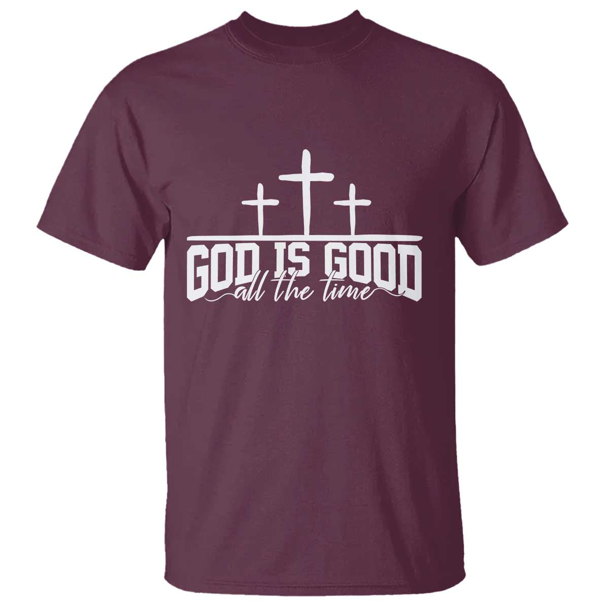 God Is Good T Shirt Jesus Cross Minimal Religious Faith Bible Verse Inspirational