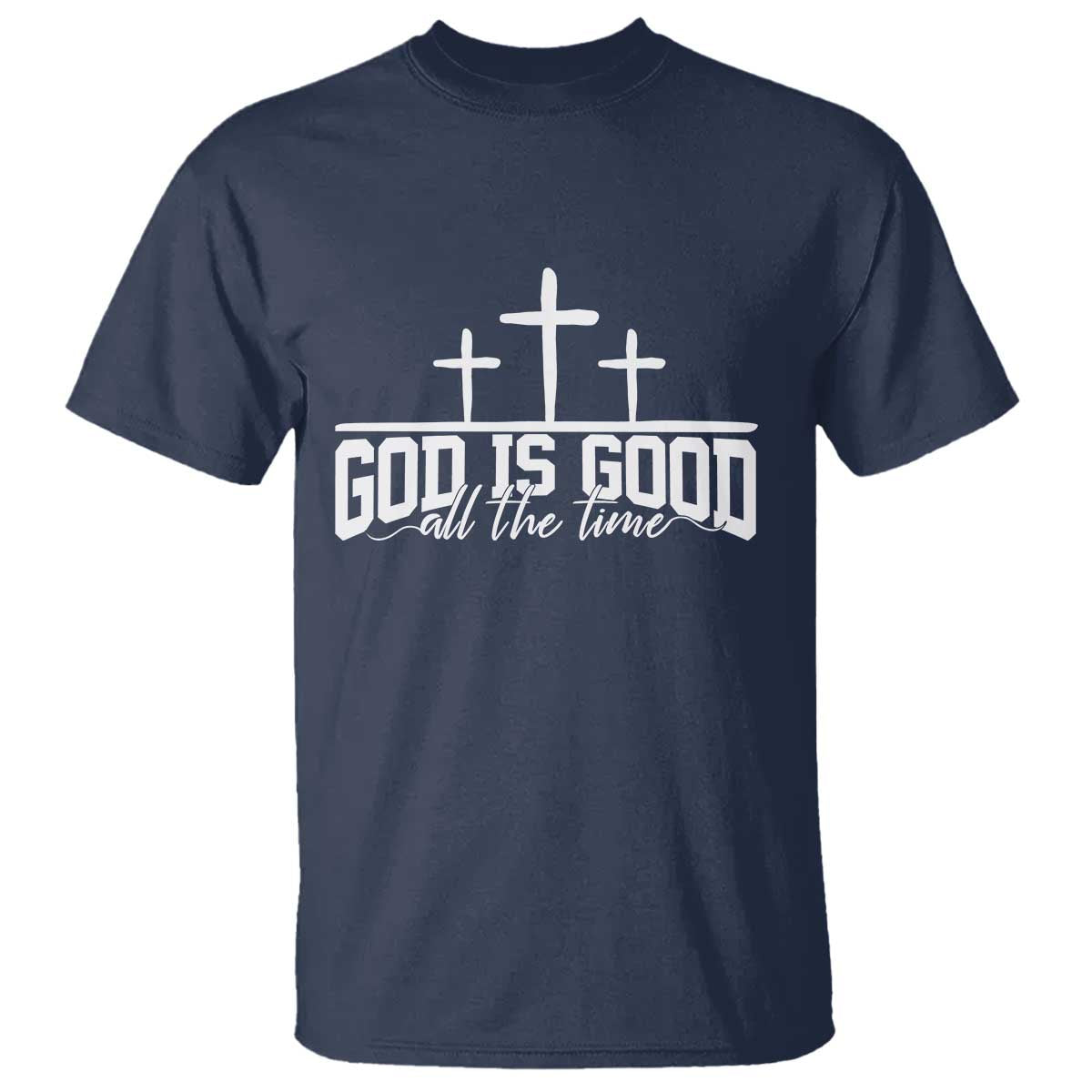 God Is Good T Shirt Jesus Cross Minimal Religious Faith Bible Verse Inspirational