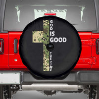 God Is Good Spare Tire Cover Camo Cross Religious Jesus Faith Bible Verse Inspirational