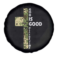 God Is Good Spare Tire Cover Camo Cross Religious Jesus Faith Bible Verse Inspirational