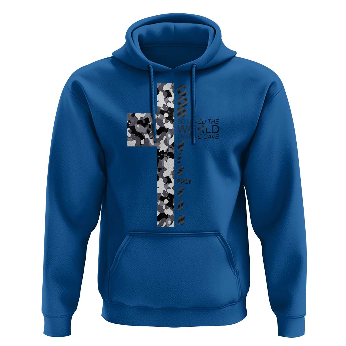 Son Of God Jesus Hoodie Camo Christ Cross Christian 9 John 3 16