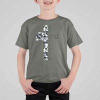 Son Of God Jesus T Shirt For Kid Camo Christ Cross Christian 9 John 3 16