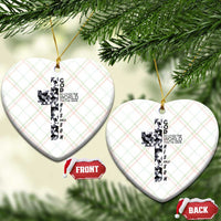 Son Of God Jesus Ceramic Ornament Camo Christ Cross Christian 9 John 3 16