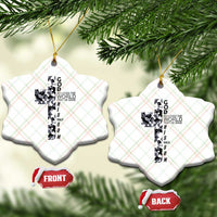 Son Of God Jesus Ceramic Ornament Camo Christ Cross Christian 9 John 3 16