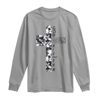 Son Of God Jesus Long Sleeve Shirt Camo Christ Cross Christian 9 John 3 16