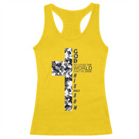 Son Of God Jesus Racerback Tank Top Camo Christ Cross Christian 9 John 3 16