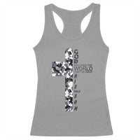 Son Of God Jesus Racerback Tank Top Camo Christ Cross Christian 9 John 3 16