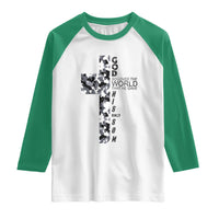 Son Of God Jesus Raglan Shirt Camo Christ Cross Christian 9 John 3 16