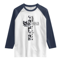Son Of God Jesus Raglan Shirt Camo Christ Cross Christian 9 John 3 16