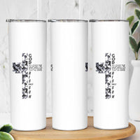 Son Of God Jesus Skinny Tumbler Camo Christ Cross Christian 9 John 3 16