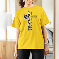 Son Of God Jesus T Shirt For Women Camo Christ Cross Christian 9 John 3 16