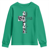 Son Of God Jesus Youth Sweatshirt Camo Christ Cross Christian 9 John 3 16