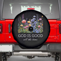 God Is Good Spare Tire Cover Wildflower Christian Jesus Graphic Religious Bible Verse
