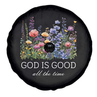 God Is Good Spare Tire Cover Wildflower Christian Jesus Graphic Religious Bible Verse