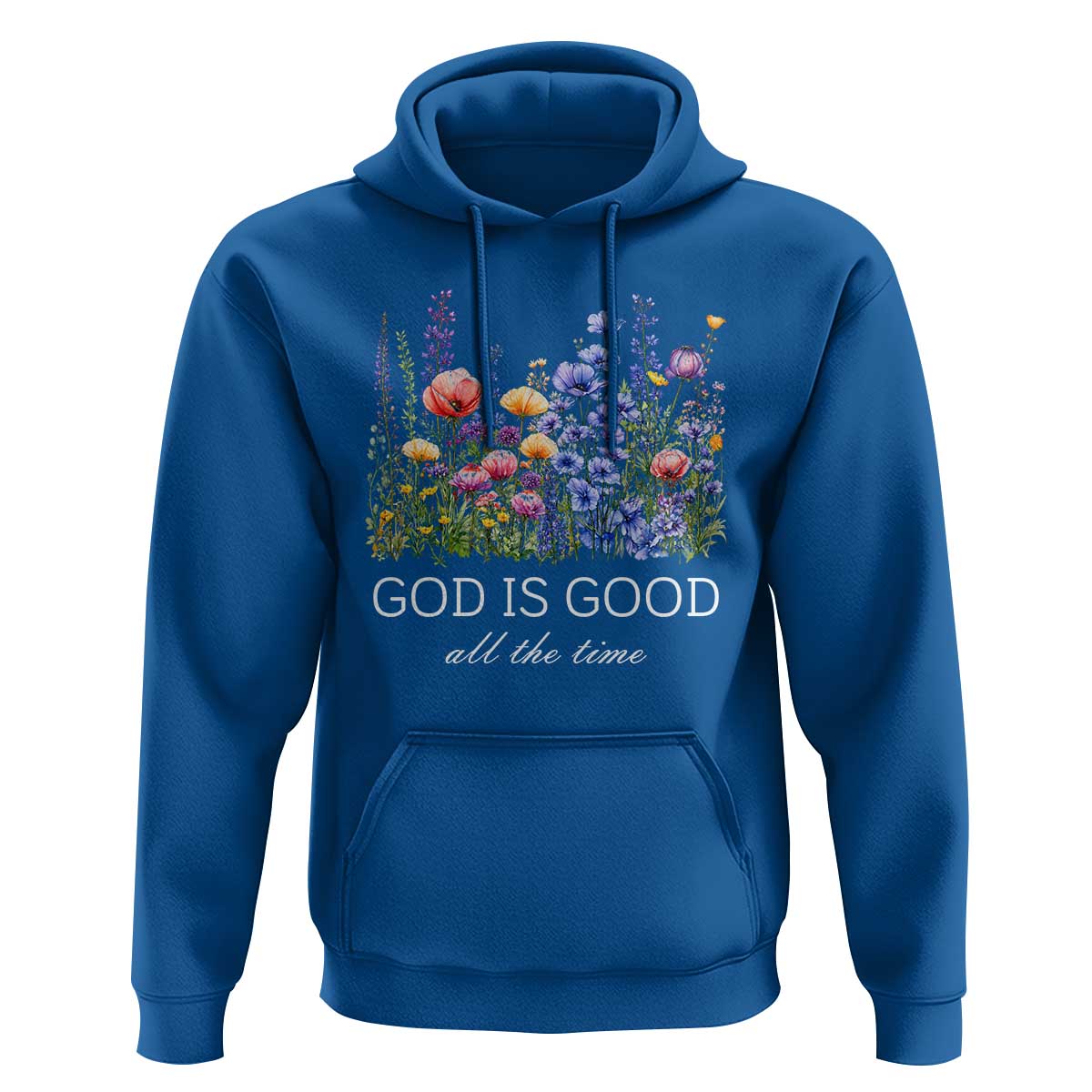 God Is Good Hoodie Wildflower Christian Jesus Graphic Religious Bible Verse