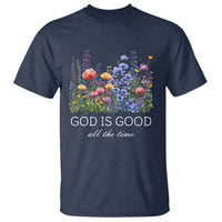 God Is Good T Shirt Wildflower Christian Jesus Graphic Religious Bible Verse