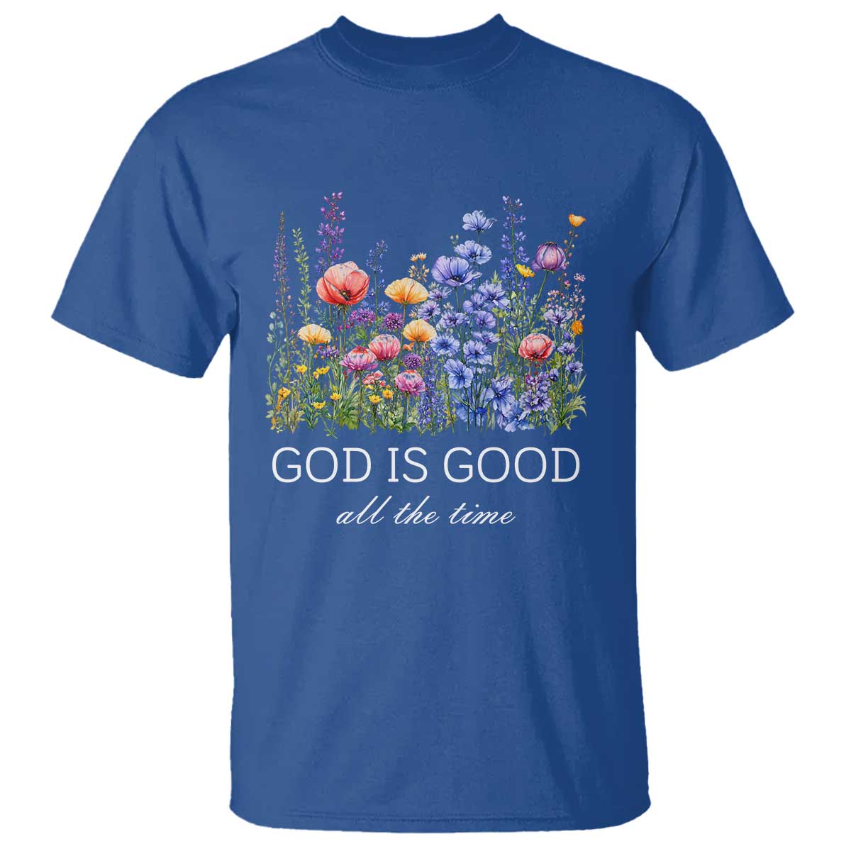 God Is Good T Shirt Wildflower Christian Jesus Graphic Religious Bible Verse