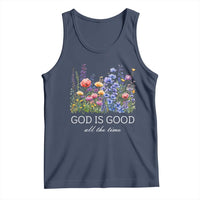 God Is Good Tank Top Wildflower Christian Jesus Graphic Religious Bible Verse