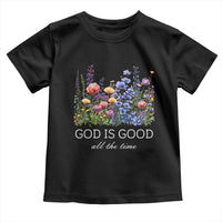 God Is Good Toddler T Shirt Wildflower Christian Jesus Graphic Religious Bible Verse