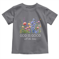 God Is Good Toddler T Shirt Wildflower Christian Jesus Graphic Religious Bible Verse