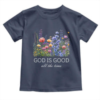 God Is Good Toddler T Shirt Wildflower Christian Jesus Graphic Religious Bible Verse