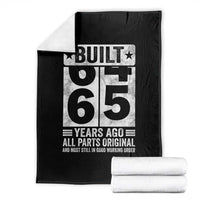 65th Birthday Throw Blanket Built 65 Years Ago All Parts Original Gifts