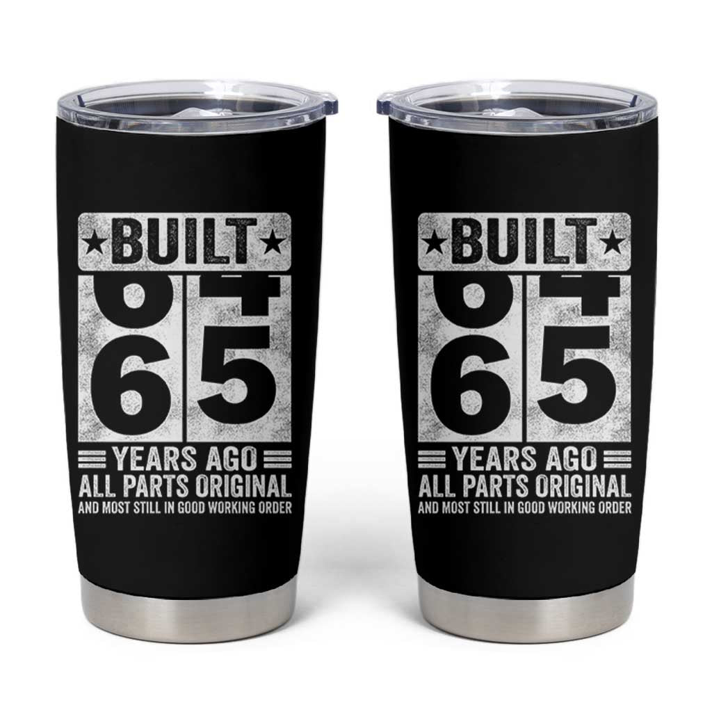 65th Birthday Tumbler Cup Built 65 Years Ago All Parts Original Gifts